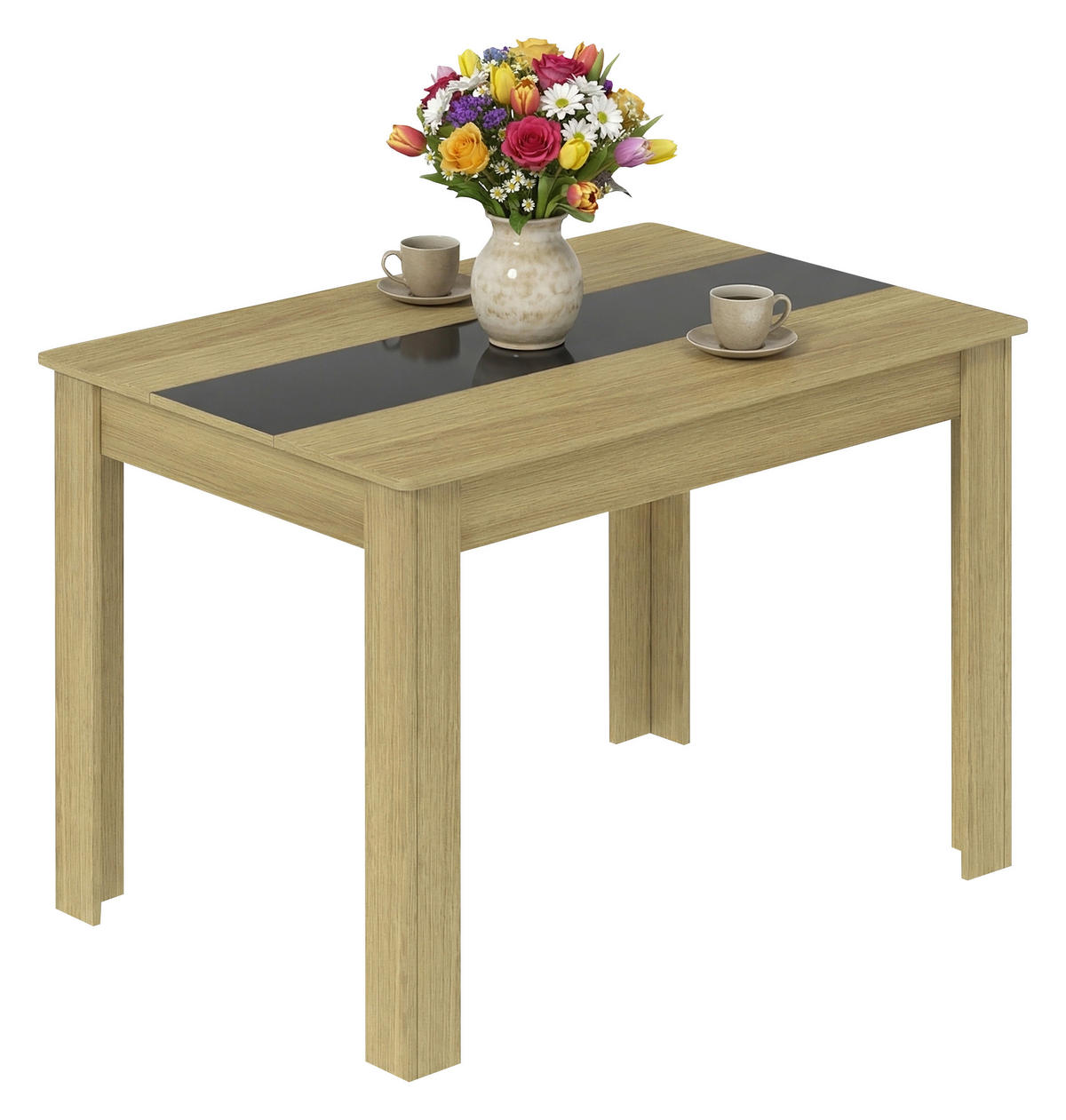 ESSTISCH      - Honigeiche, MODERN, Holzwerkstoff (115/80/75cm) - MID.YOU