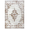VINTAGE-TEPPICH 67/120 cm Shine Braun, Creme  - Creme/Braun, Design, Kunststoff (67/120cm)