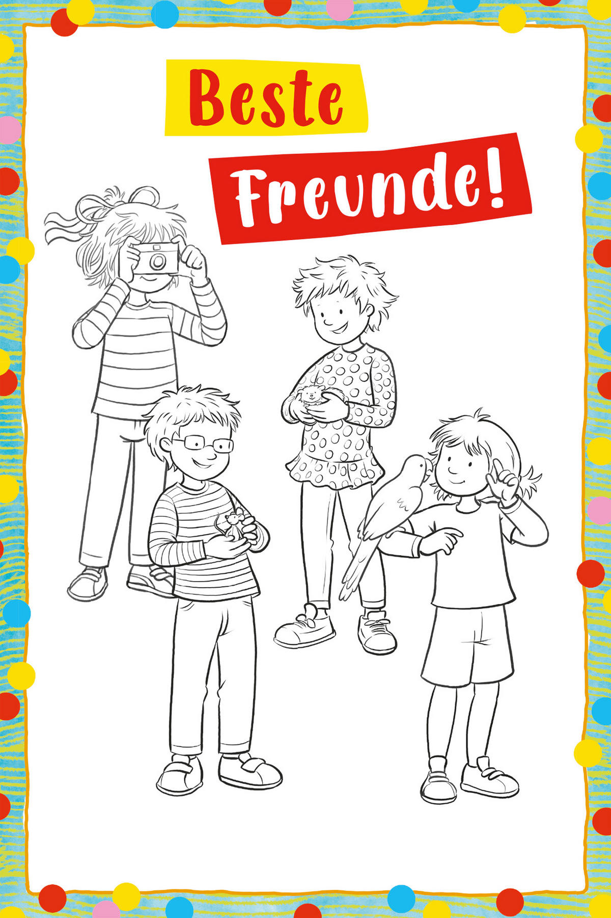 KINDERBUCH Conni Gelbe Reihe : Connis kunterbunte Kartengrüße  - Multicolor, Basics, Papier (12/17,9/1,0cm) - Carlsen