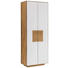 SCHUHSCHRANK 72/198/37 cm - Eichefarben/Weiß, MODERN, Glas/Holz (72/198/37cm) - Linea Natura SCHUHSCHRANK 72/198/37 cm - Eichefarben/Weiß, MODERN, Glas/Holz (72/198/37cm) - Linea Natura