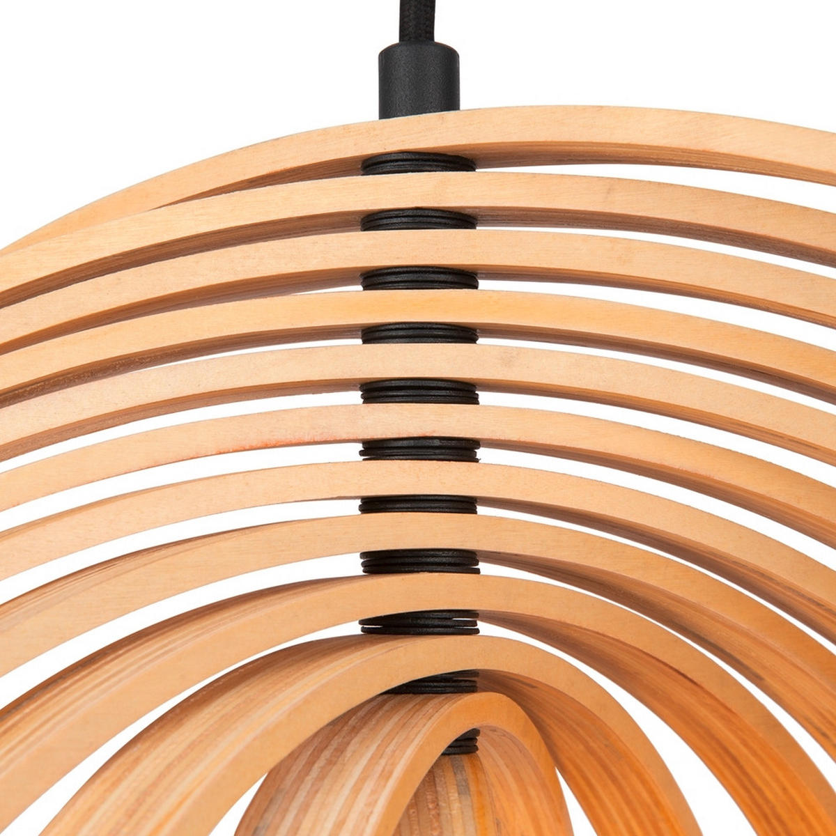 PENDELLEUCHTE 50/62,5 cm  - Beige/Schwarz, MODERN, Holz/Metall (50/62,5cm) - MAYTONI