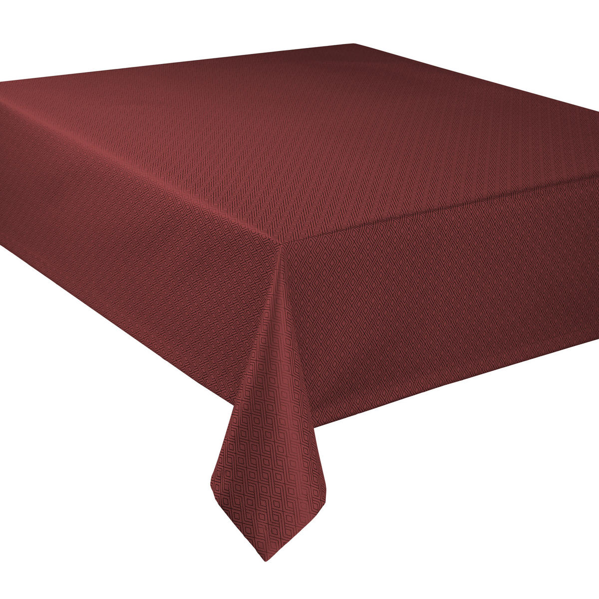 TISCHDECKE RIGA 160/250 cm  - Rot, Basics, Textil (160/250cm) - Curt Bauer