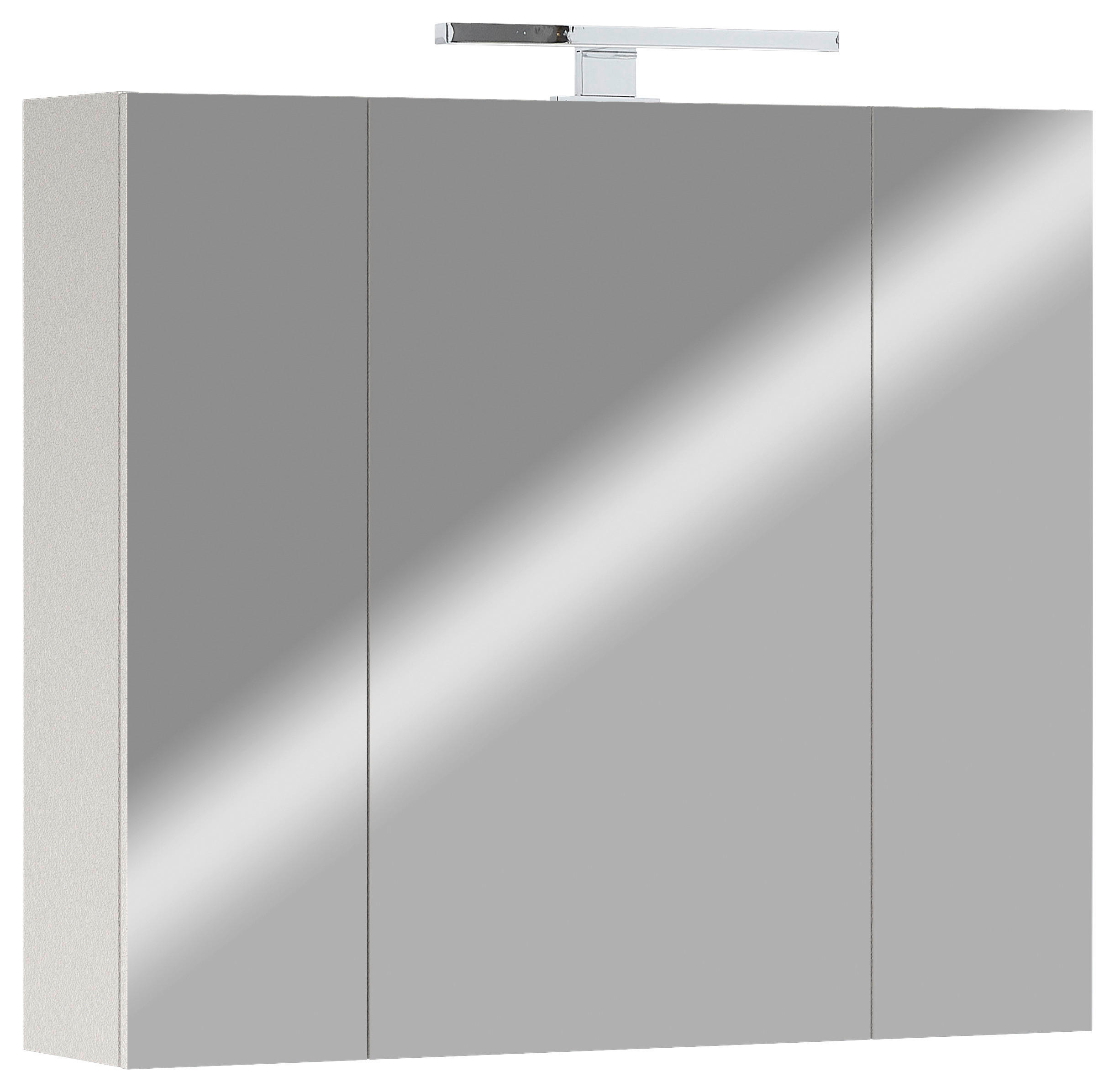 ZRCADLOVÁ SKŘÍŇKA, kašmírová, kašmírová, 76/71/23 cm - kašmírová, Moderní, kompozitní dřevo/sklo (76/71/23cm) - Xora