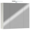 SPIEGELSCHRANK 76/71/23 cm  - Kaschmir, MODERN, Glas/Holzwerkstoff (76/71/23cm) - Xora
