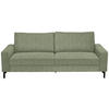 3-SITZER-SOFA in Flachgewebe Olivgrün  - Schwarz/Olivgrün, Design, Textil/Metall (218/86/97cm) - Hom`in