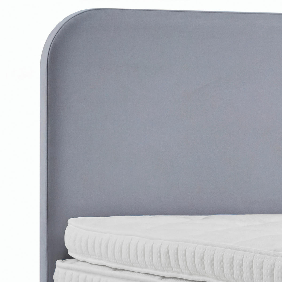POSTEL BOXSPRING, 180/210 cm, světle šedá - černá/světle šedá, Moderní, kov/kompozitní dřevo (180/210cm) - MID.YOU