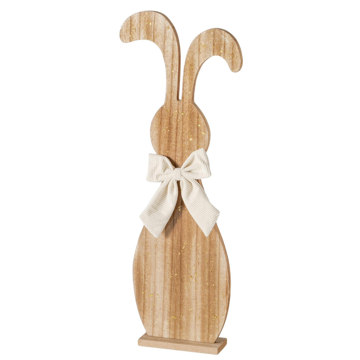 DEKOR ÁLLATFIGURA - világosbarna, Basics, textil/fa (22/6/61cm)