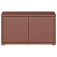 GARDEROBENBANK - Terracotta/Grau, MODERN, Kunststoff (74,5/41,5/34,9cm) - Carryhome