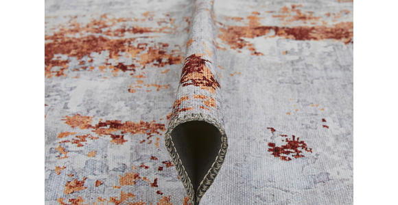VINTAGE-TEPPICH 120/170 cm Lago Grau, Rostfarben - Rostfarben/Grau, Design, Textil (120/170cm) - Novel