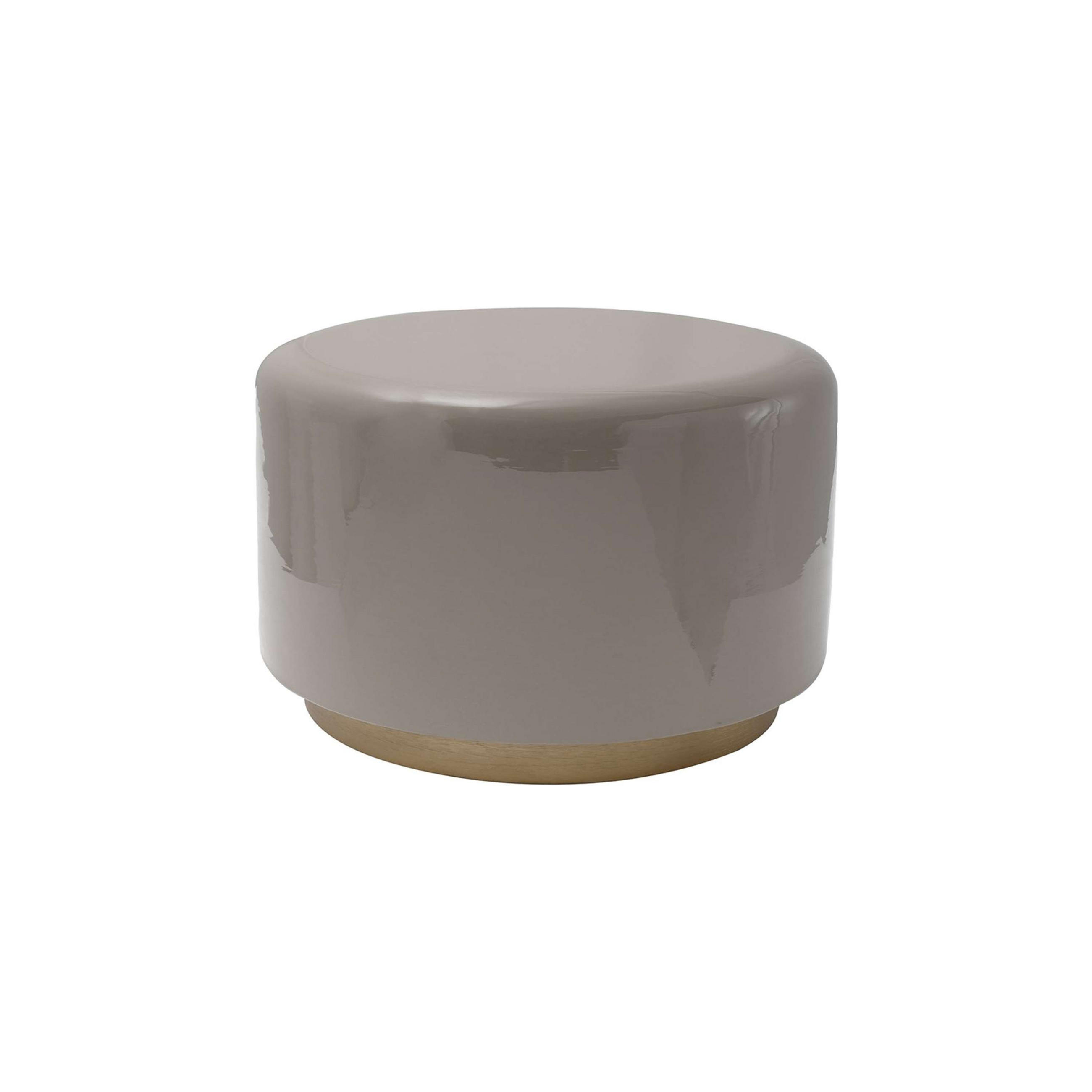 Kayoom Hocker Grau, Gold 43 cm