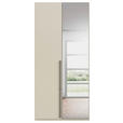 DREHTÜRENSCHRANK 101/235/61 cm,  in Champagner, 2-türig  - Chromfarben/Champagner, Basics, Glas/Holzwerkstoff (101/235/61cm) - Novel