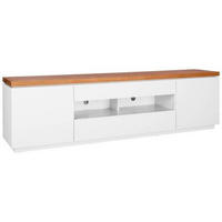 LOWBOARD  in 200/56/40 cm  - Eichefarben/Weiß, MODERN, Holz/Holzwerkstoff (200/56/40cm) - Carryhome