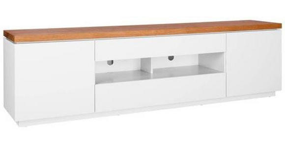 LOWBOARD in 200/56/40 cm - Eichefarben/Weiß, MODERN, Holz/Holzwerkstoff (200/56/40cm) - Carryhome
