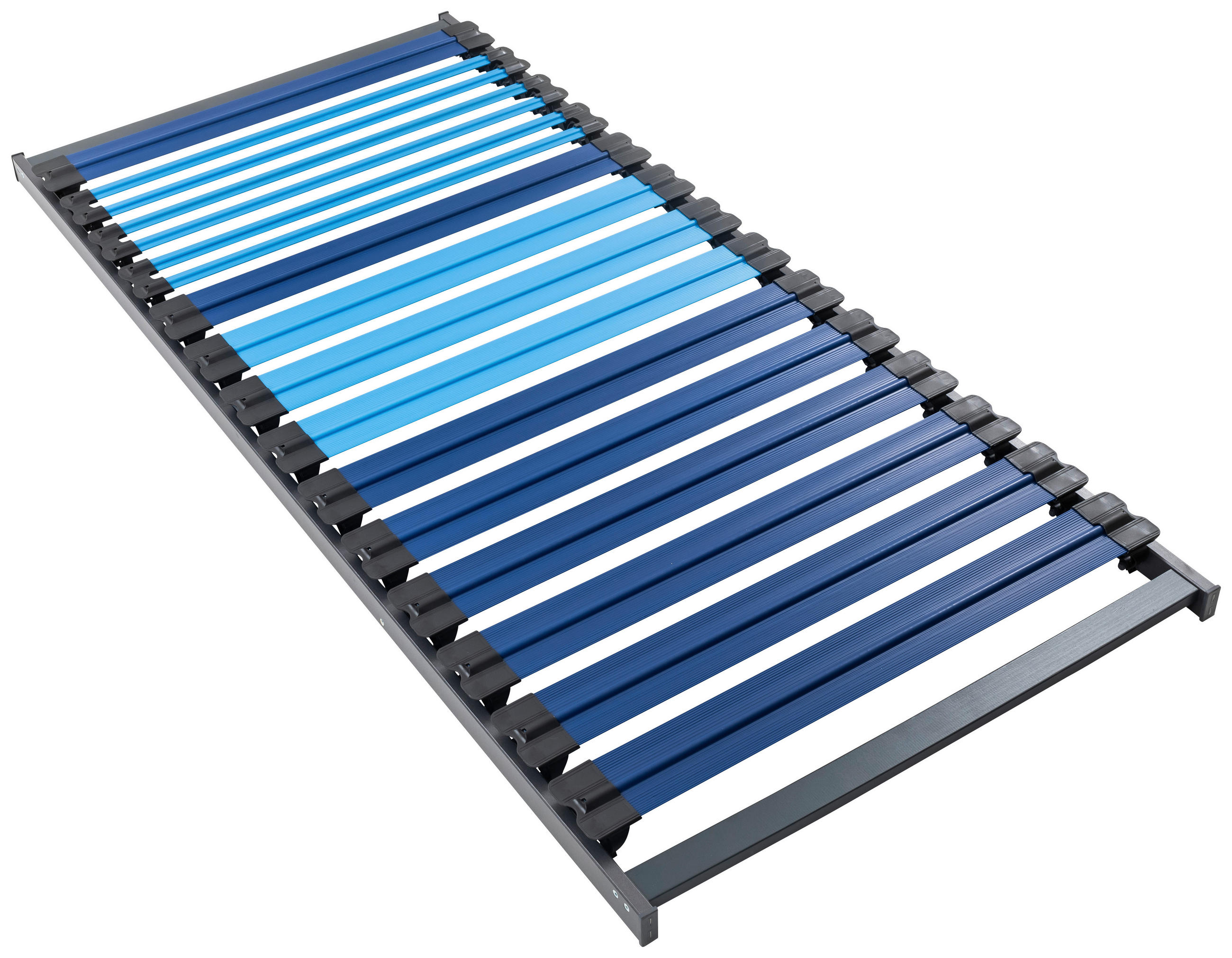 LATTENROST 90/200 cm  - Anthrazit/Dunkelblau, Basics, Holz/Kunststoff (90/200cm) - Dieter Knoll