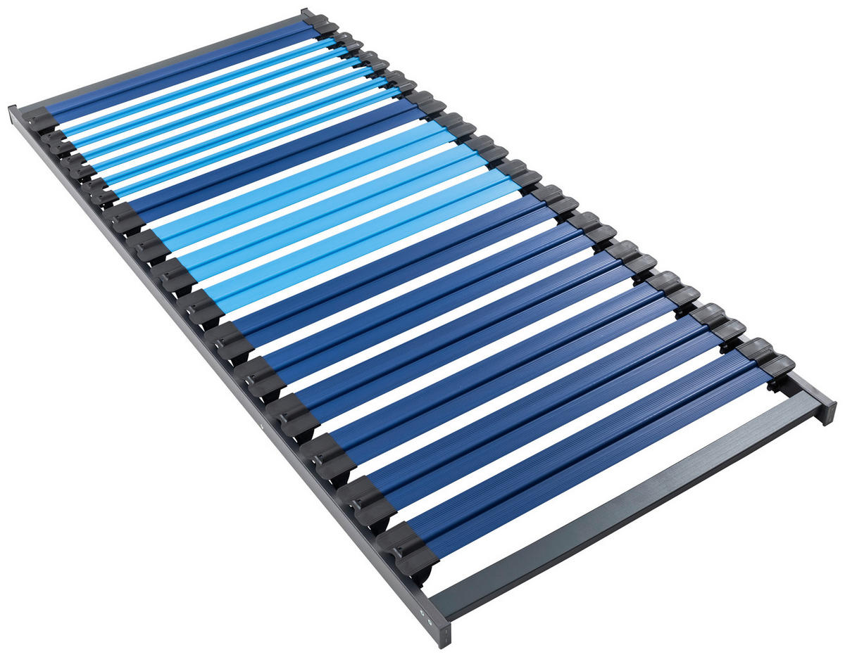 LATTENROST 90/200 cm  - Anthrazit/Dunkelblau, Basics, Holz/Kunststoff (90/200cm) - Dieter Knoll