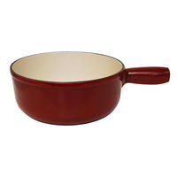 FONDUEPFANNE Heidi Cheese Line  - Weiss/Rot, Basics, Metall (23/24,70/10,10cm) - Heidi Cheese Line