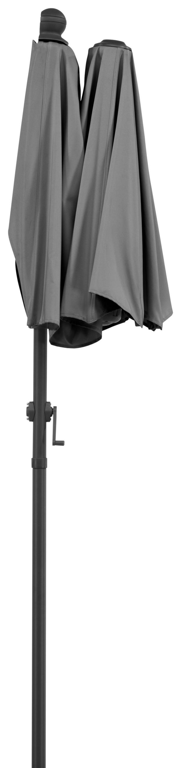 AMPELSCHIRM 150 cm Anthrazit  - Anthrazit, Basics, Textil/Metall (150/228/150cm) - Schneider