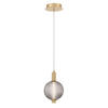 PENDELLEUCHTE Eurofase 15,2/272 cm   - Goldfarben, KONVENTIONELL, Glas/Metall (15,2/272cm) - Elstead Lighting