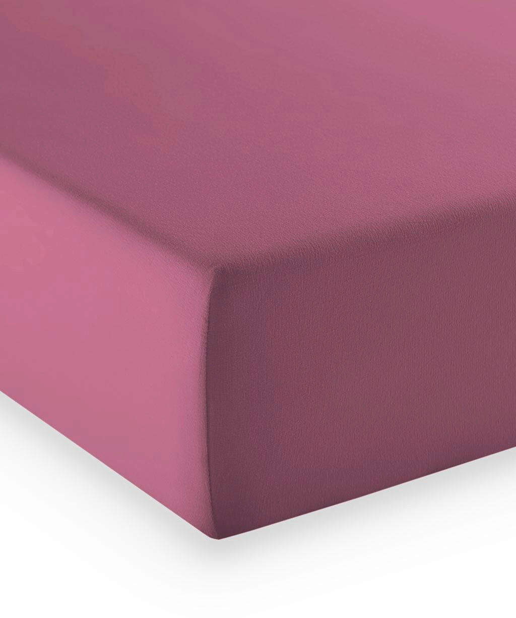 BOXSPRING-FIXLEINTUCH - Beere, Basics, Textil (140-160/200-210cm) - Fleuresse