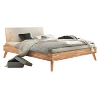 BETT 200/200 cm,  in Kernbuche,  - Buchefarben/Kernbuche, Design, Holz (200/200cm) - Hasena