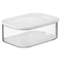 VORRATSDOSE MODULA 2 L  - Transparent/Weiß, Basics, Kunststoff (2l) - Mepal