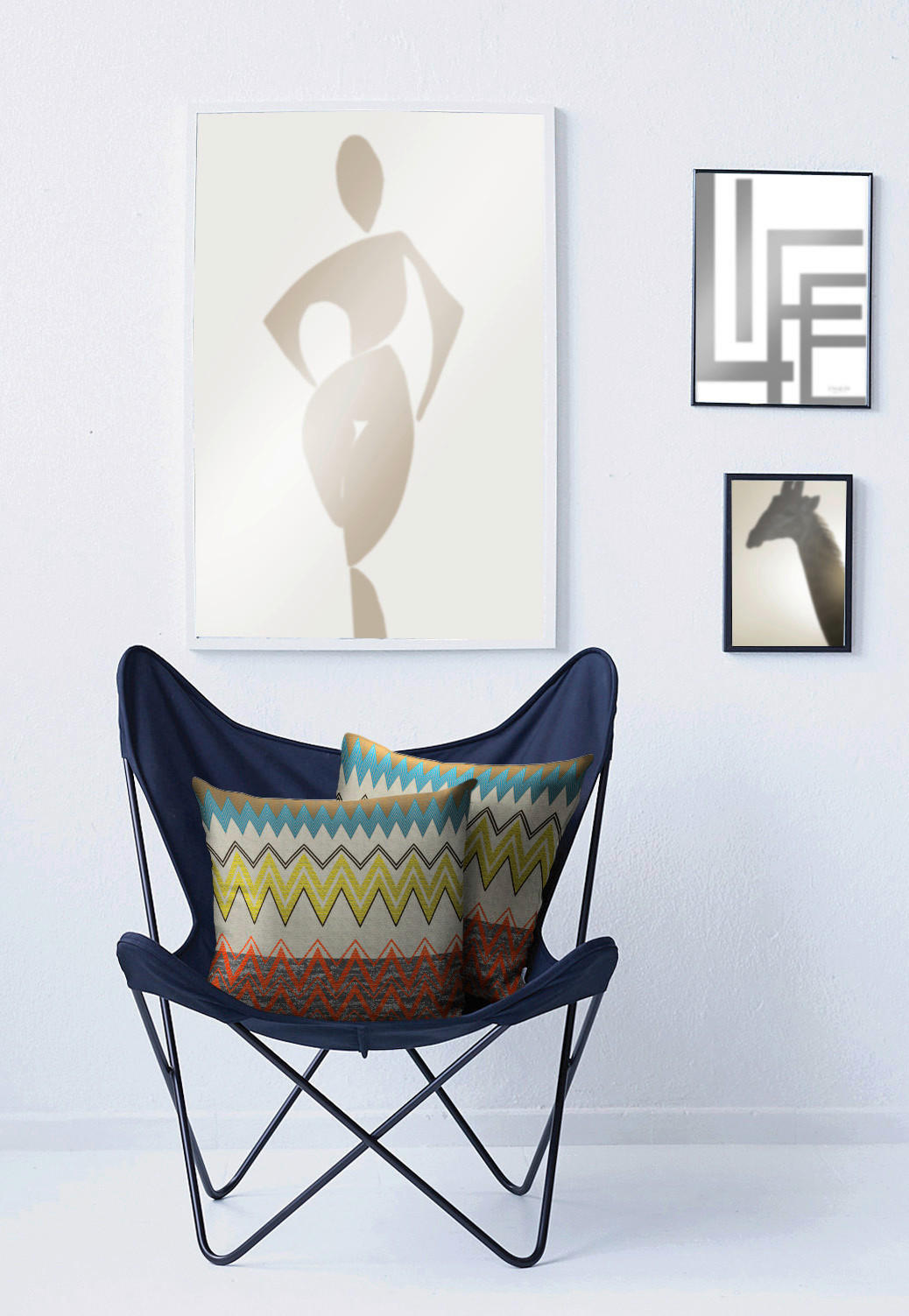 ZIERKISSEN 48/48 cm  - Multicolor/Grau, Design, Textil (48/48cm) - Apelt