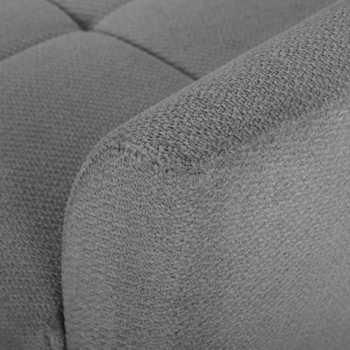 ECKSOFA Grau Webstoff  - Buchefarben/Grau, KONVENTIONELL, Holz/Textil (169/294cm) - Carryhome