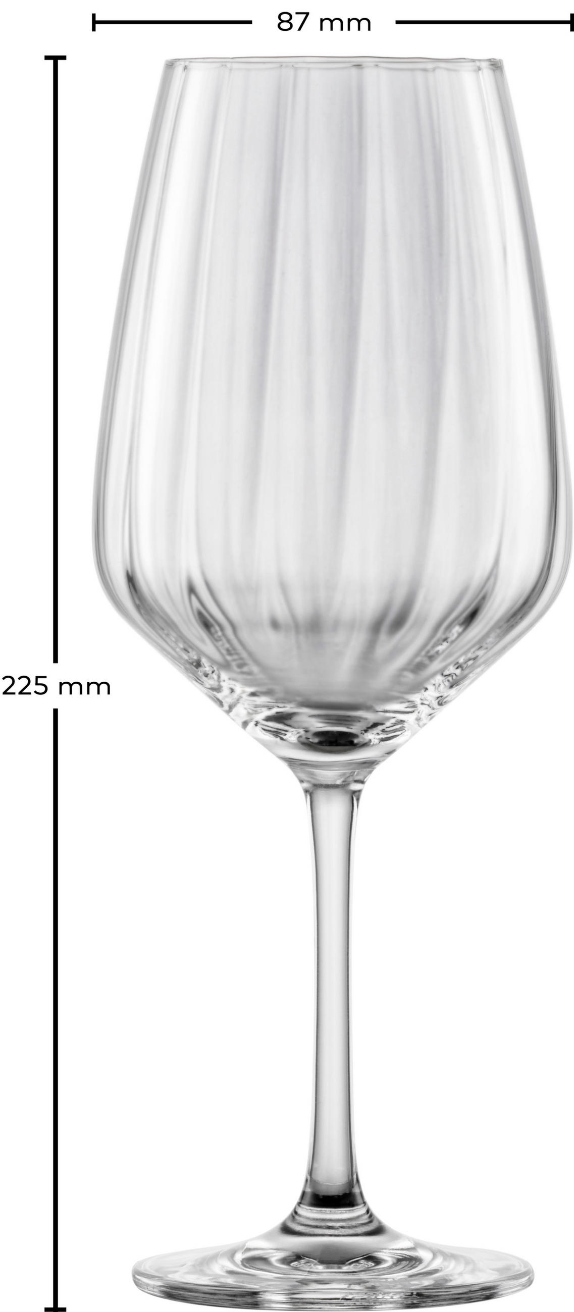 GLÄSERSET Blossom  4-teilig  - Transparent, Design, Glas (8,7/22,5cm) - Schott Zwiesel