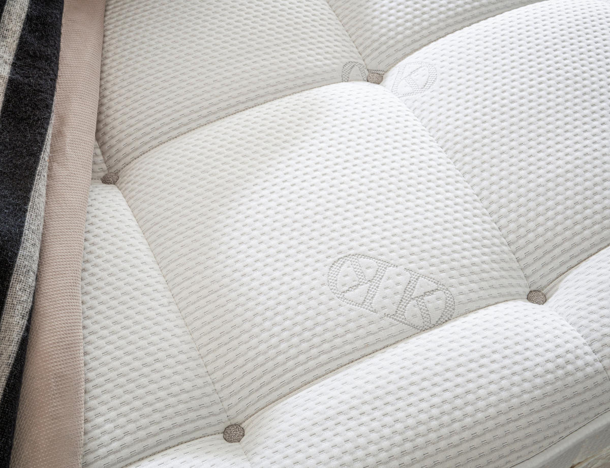 BOXSPRINGBETT 180/200 cm,  in Rostfarben, Matratzen, unterschiedliche Matratzenhärtegrade je Bettseite, H2 + H3 = mittel + fest  - Rostfarben/Schwarz, Design, Kunststoff/Textil (180/200cm) - Dieter Knoll