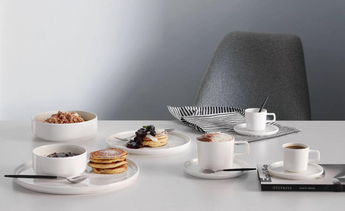 DESSERTTELLER Weiß 21 cm A TABLE OCO  - Weiß, Basics, Keramik (21cm) - ASA