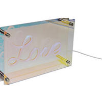 TISCHLEUCHTE 30/20/5,4 cm   - Multicolor, Design, Kunststoff (30/20/5,4cm) - Kare-Design