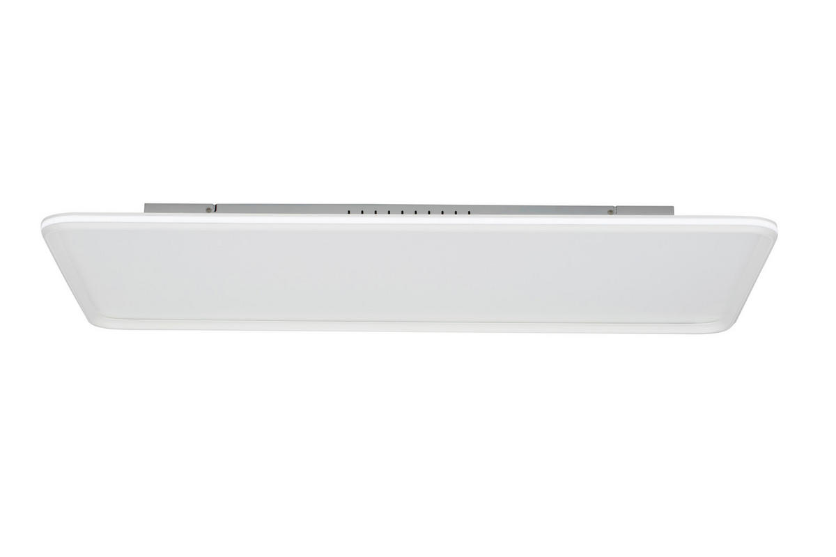 LED-DECKENLEUCHTE Bosona 110/60/7 cm  - Weiß, Basics, Kunststoff/Metall (110/60/7cm) - Novel