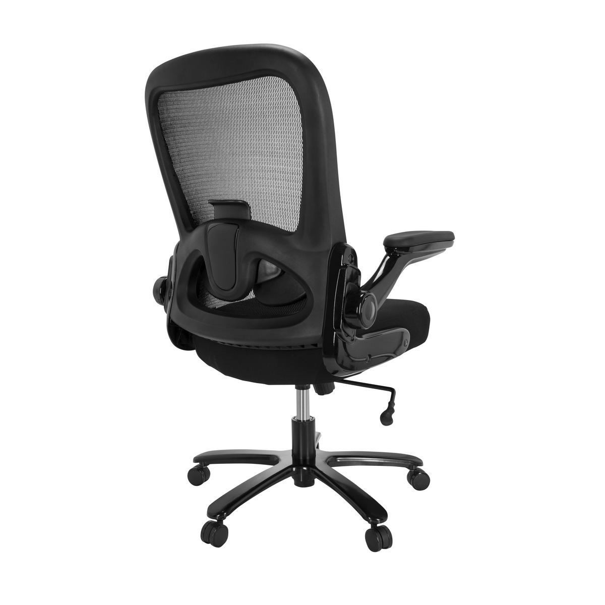 SNURRSTOL  i nätklädsel, flatväv svart  - svart, Basics, metall/textil (75/122/63cm) - MID.YOU