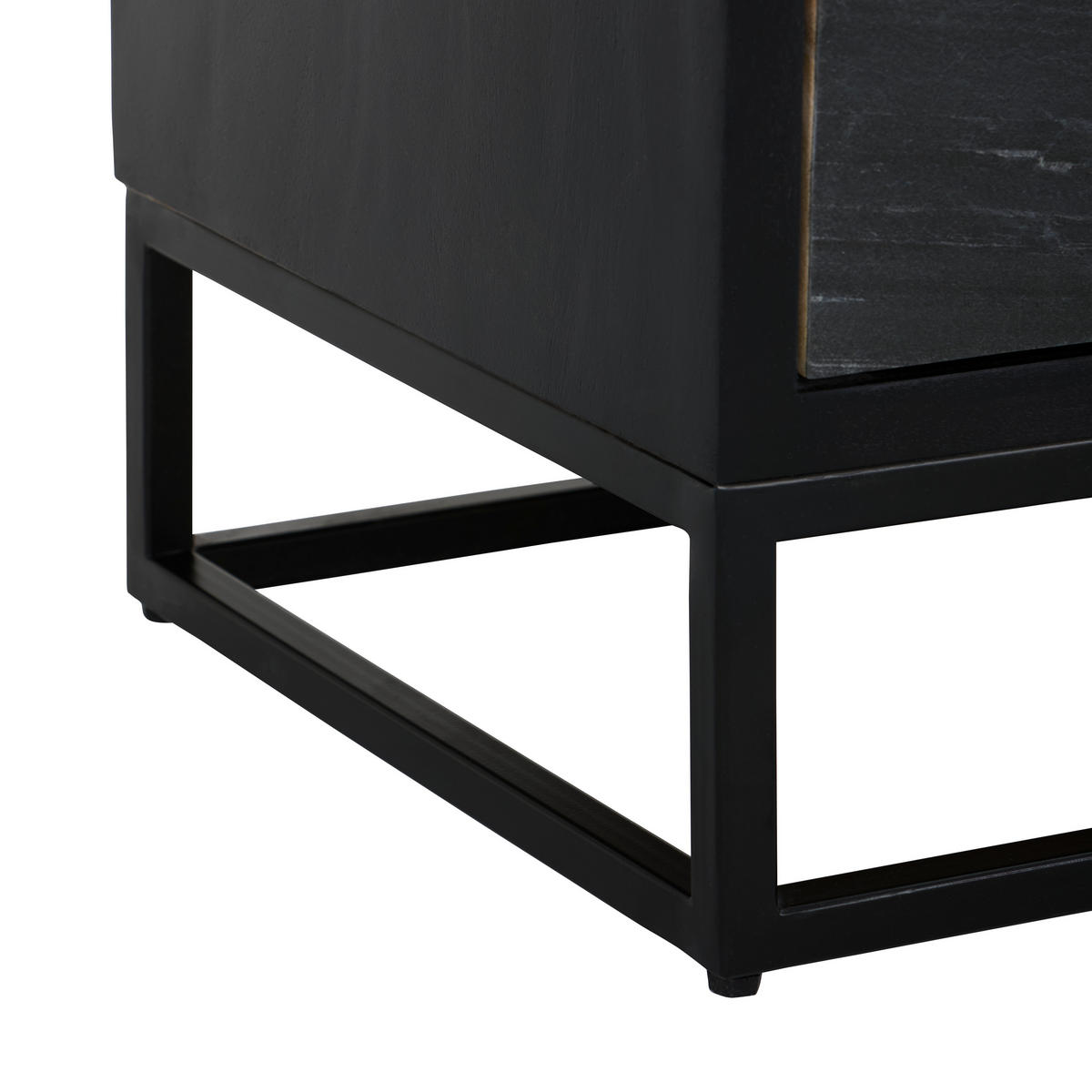 SIDEBOARD  160/78/42 cm  - Goldfarben/Schwarz, Design, Holz/Metall (160/78/42cm) - Livetastic