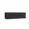 AUFSATZSCHRANK 136/39/54 cm   - Silberfarben/Grau, Design, Holzwerkstoff/Kunststoff (136/39/54cm) - Boxxx
