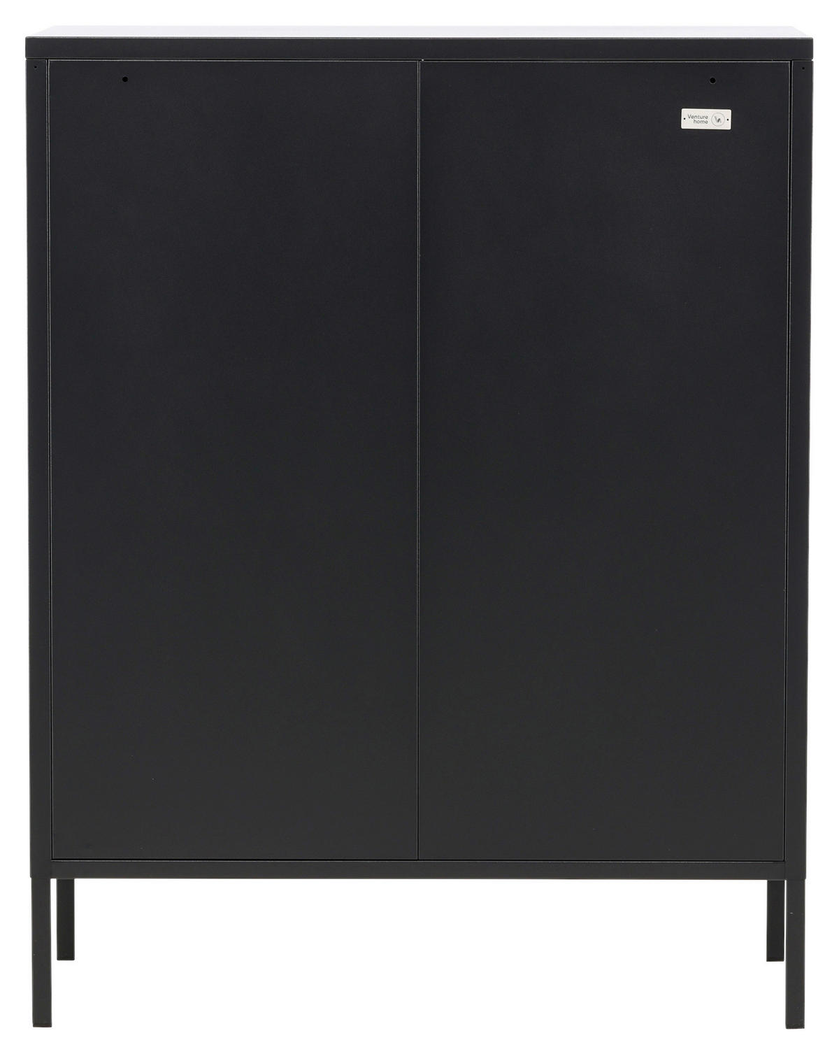 SIDEBOARD  in 80/101.5/40 cm  - Schwarz, Design, Metall (80/101.5/40cm) - Livetastic