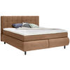 BOXSPRINGBETT 160/200 cm  in Beige  - Beige/Schwarz, KONVENTIONELL, Holz/Textil (160/200cm) - Ti'me