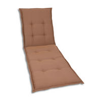 LIEGENAUFLAGE Uni  - Rot, Basics, Textil (60/7/190cm)