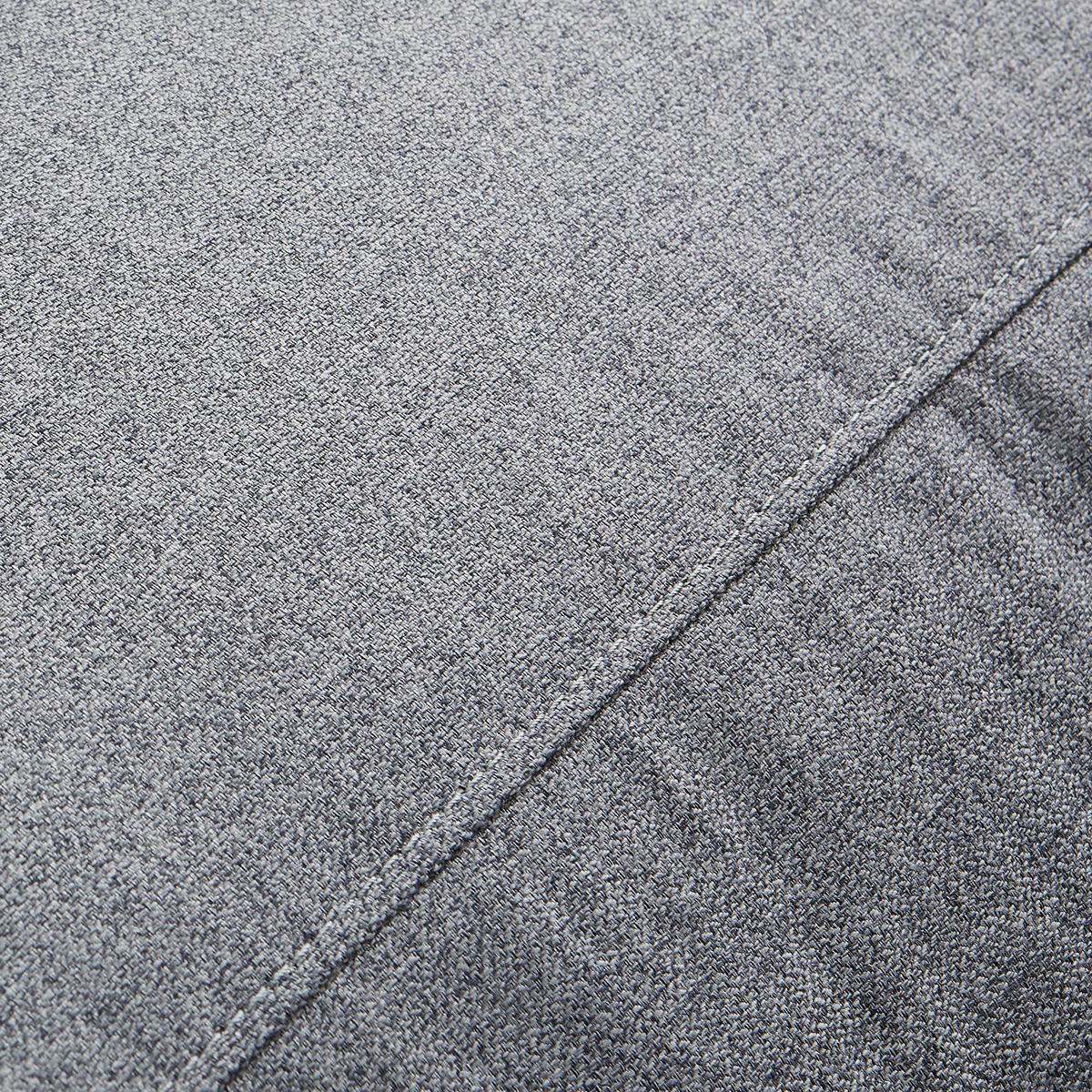 ECKSOFA Anthrazit Webstoff  - Anthrazit/Schwarz, Design, Textil/Metall (155/281cm) - Livetastic