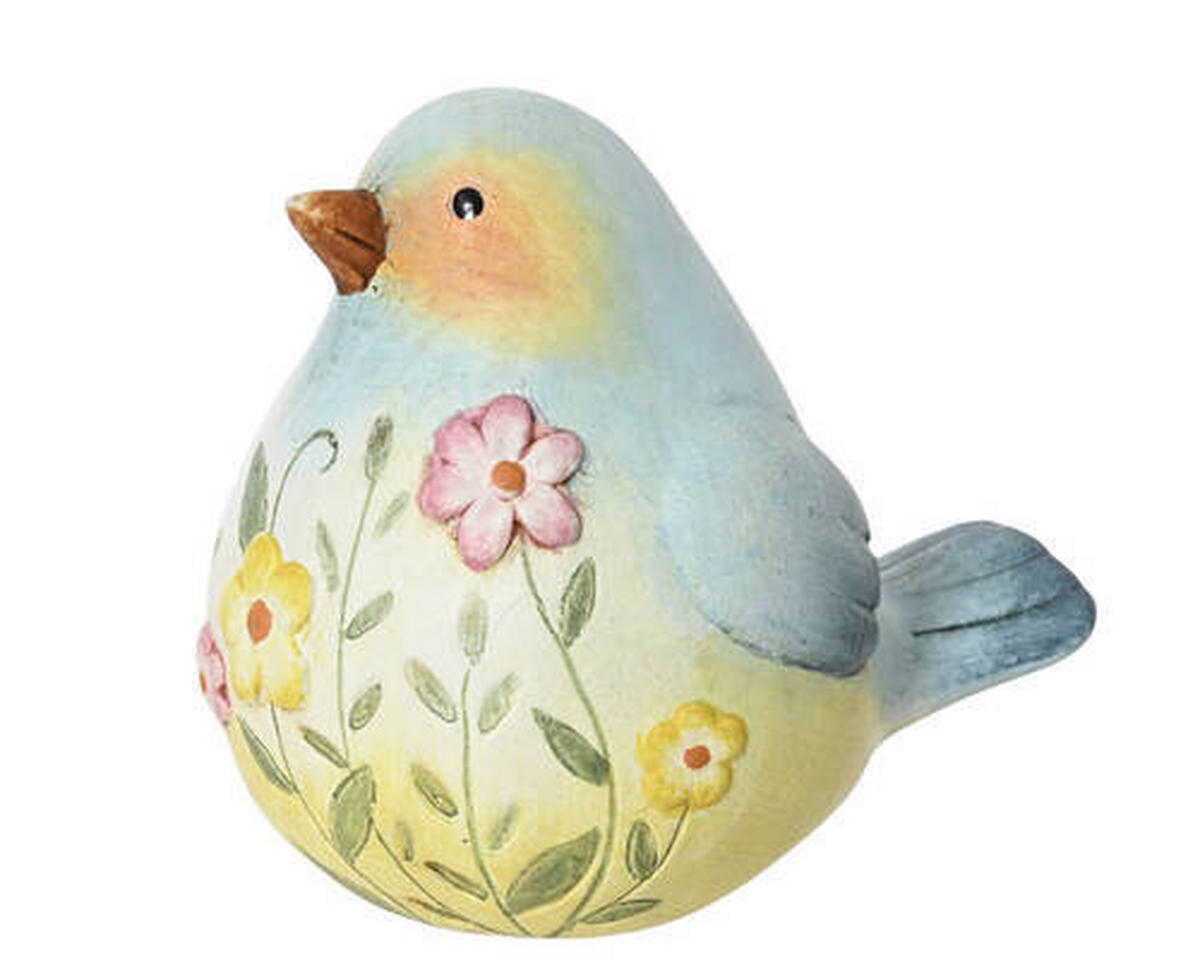 PTICA DEKORATIVNA - višebojno, Lifestyle, keramika (7,20/10,20/8,50cm)