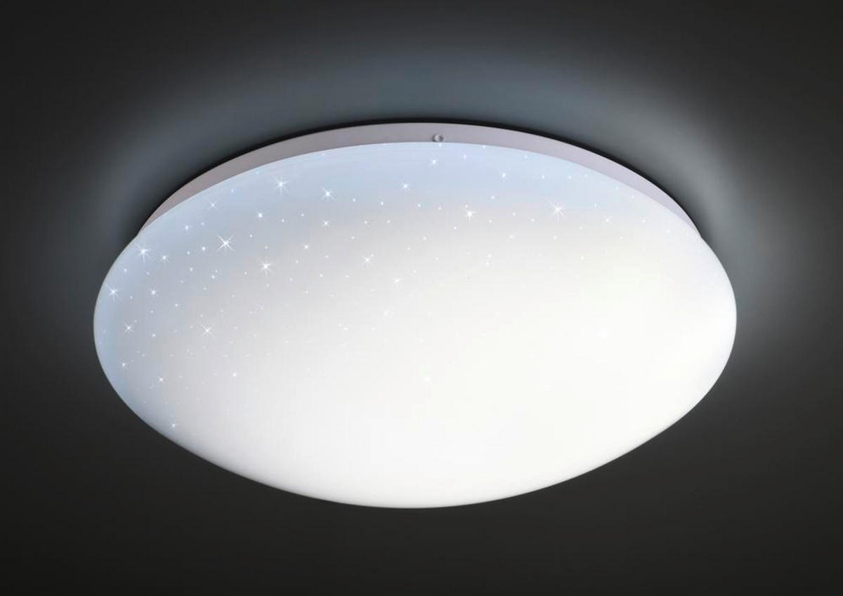 LED-TAKLAMPA 51/51/12 cm  - vit, Basics, metall (51/51/12cm)