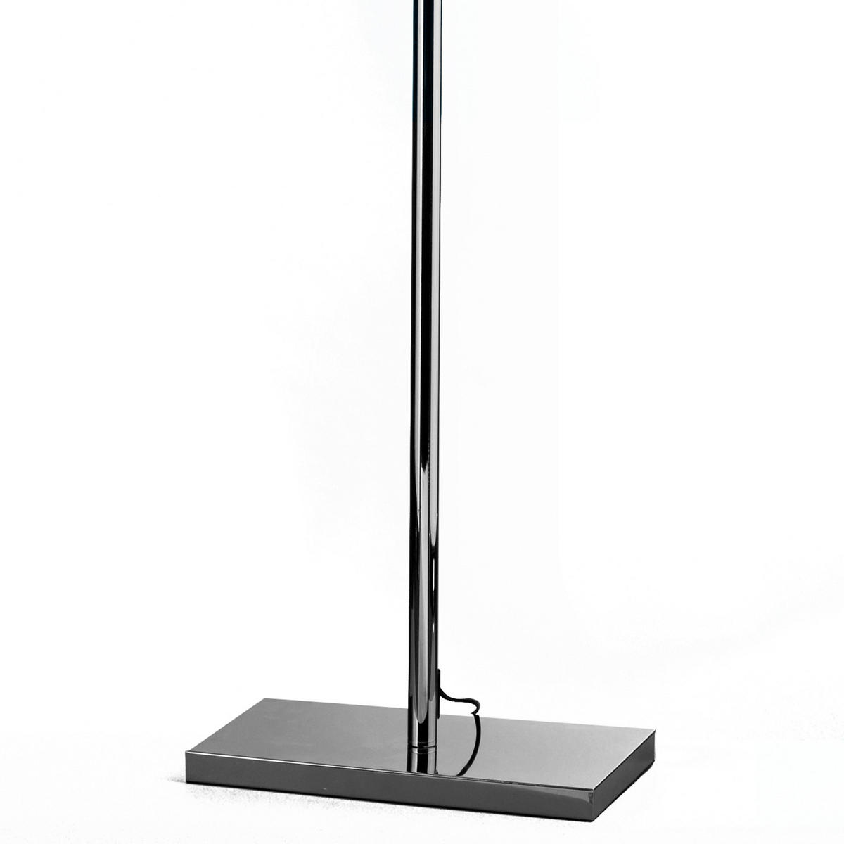 STEHLEUCHTE 30/50/155 cm    - Chromfarben/Hellgrau, Basics, Naturmaterialien/Kunststoff (30/50/155cm)