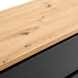 SIDEBOARD  in 184/93/42 cm  - Schwarz/Graphitfarben, Design, Holzwerkstoff/Kunststoff (184/93/42cm) - Xora