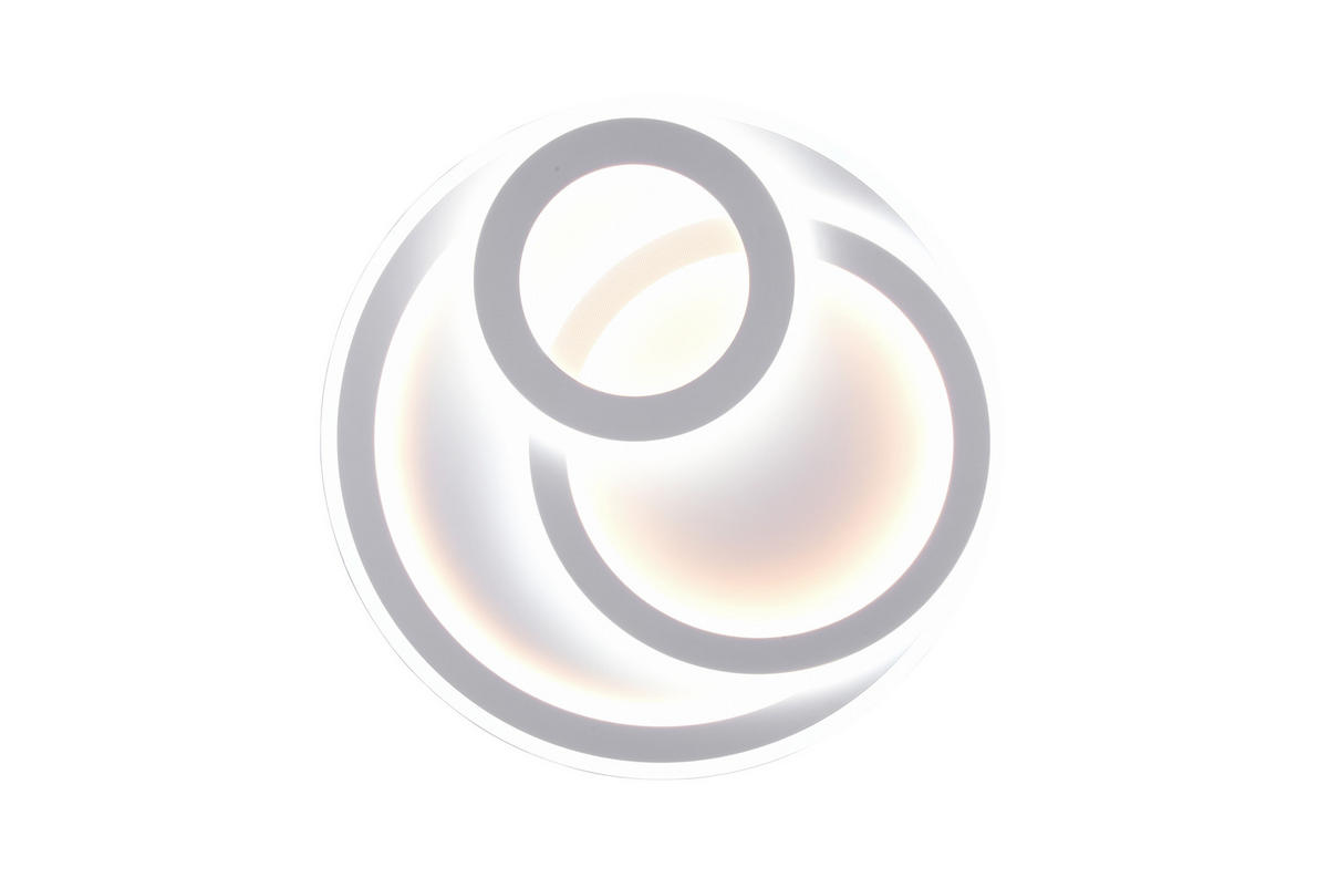 LED-DECKENLEUCHTE 74 W  51/7 cm    - Weiss, Lifestyle, Kunststoff/Metall (51/7cm) - Novel