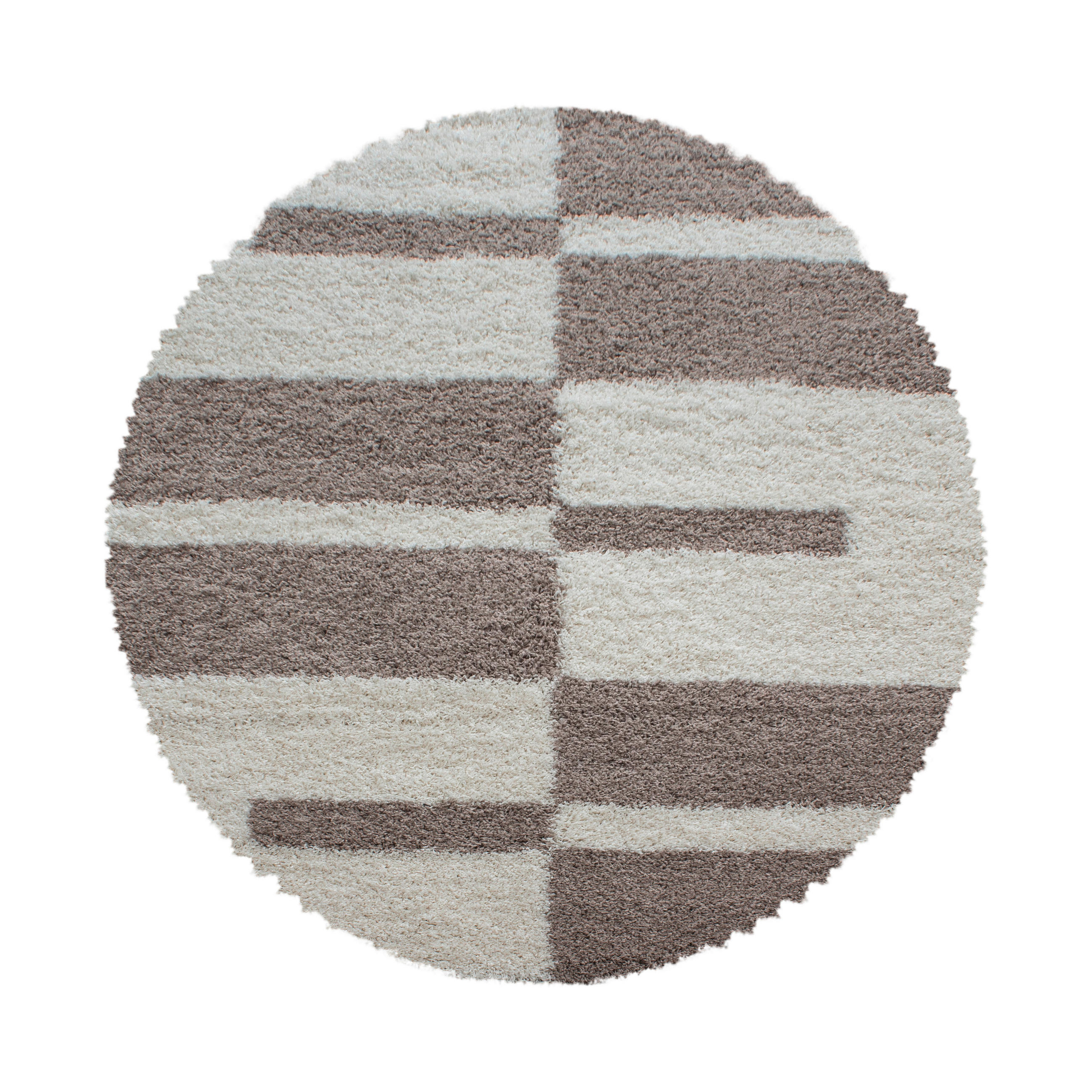 HOCHFLORTEPPICH 120/120 cm Gala Beige  - Beige, Design, Textil (120/120cm) - Novel
