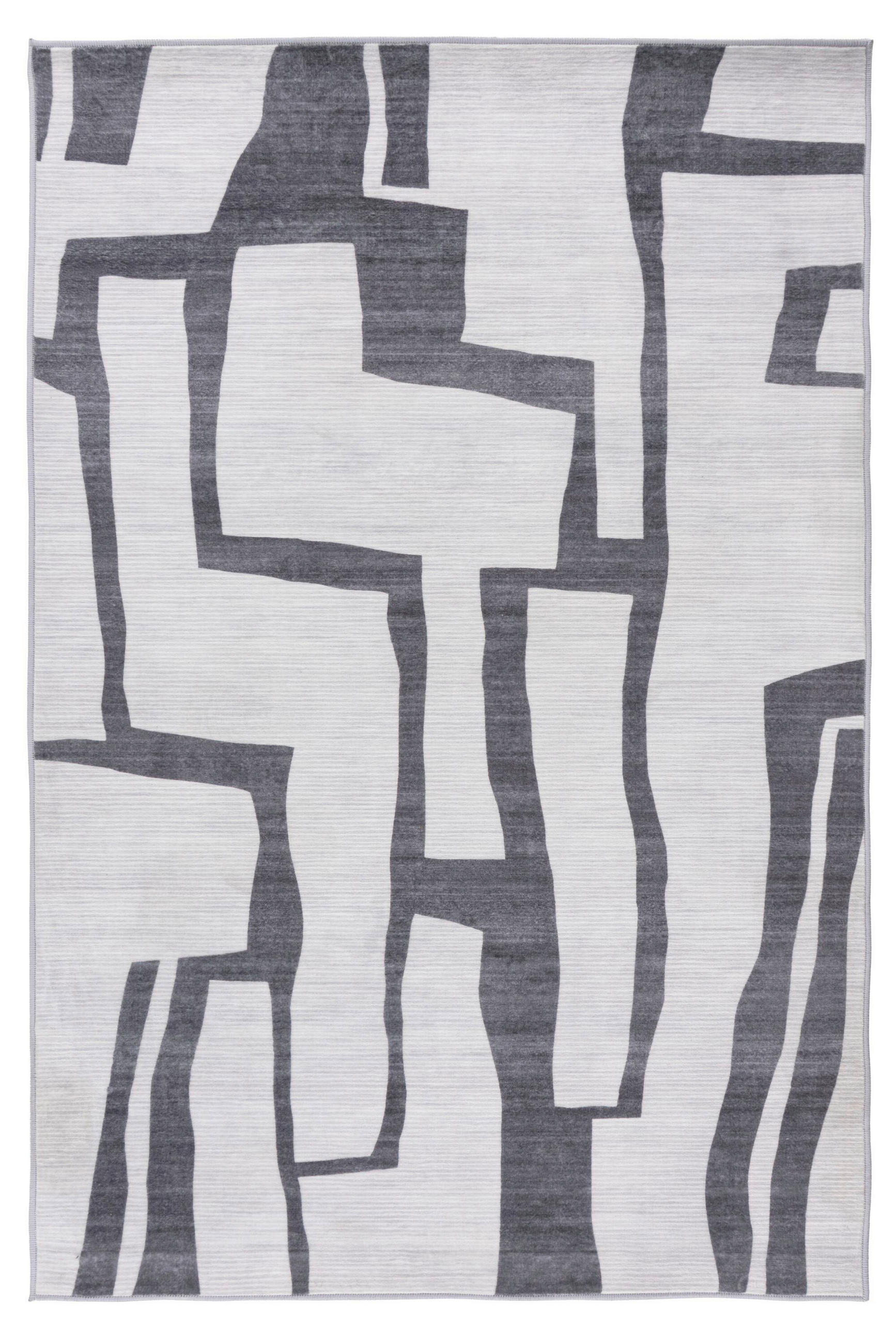 FLACHWEBETEPPICH 200/290 cm Silberfarben rechteckig  - Silberfarben, Basics, Textil (200/290cm) - Kayoom