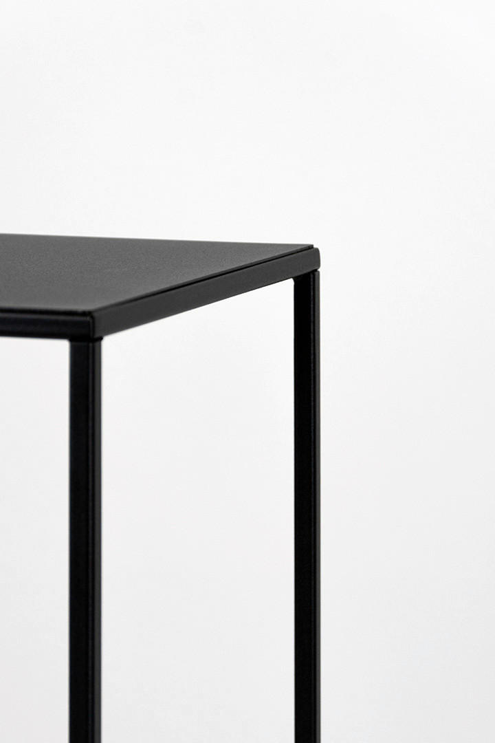 BLUMENSTÄNDER in Metall  - Schwarz, Basics, Metall (19/47/19cm)