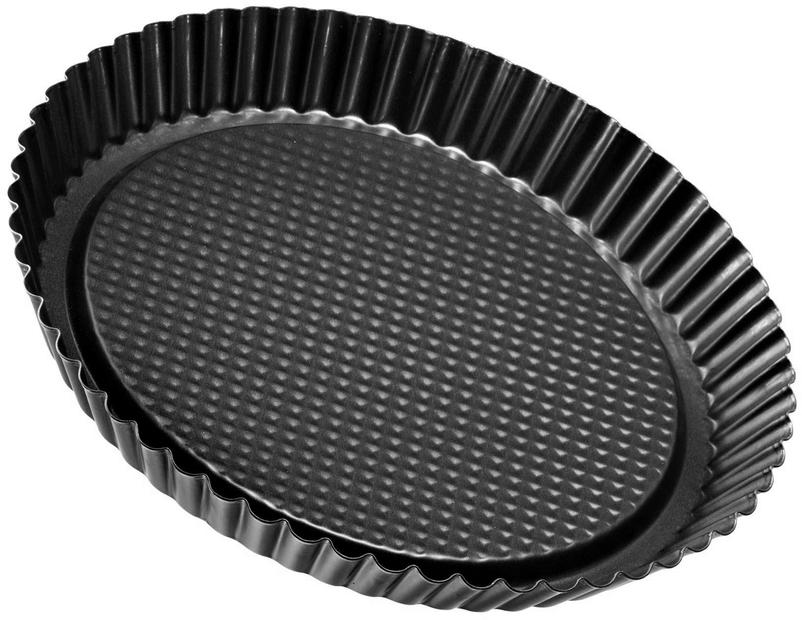 FORMA NA OVOCNÝ KOLÁČ  28/28/3,5 cm - černá, Basics, kov (28/28/3,5cm) - Zenker