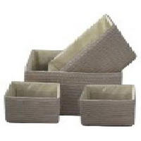 REGALKORB  - Beige, Basics, Karton/Kunststoff - Landscape
