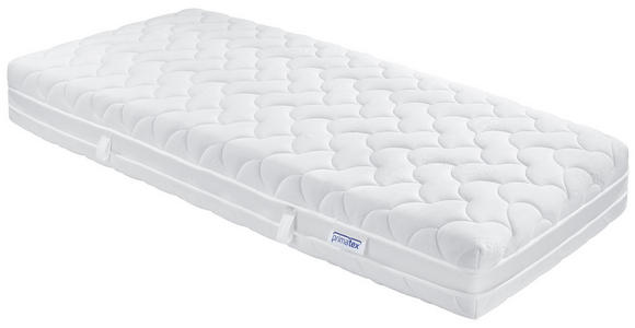 Taschenfederkernmatratze Toppio 90x200cm H2/H3 - Weiß, Textil (90/200cm) - Primatex